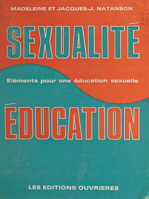 cover image of Sexualité et éducation